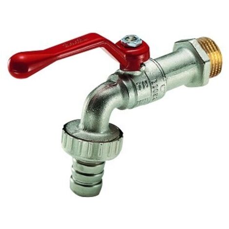 RUBINETTO A SFERA EOLO PORTAGOMMA LEVA ALLUMINIO ROSSA 3/8 Leva rossa