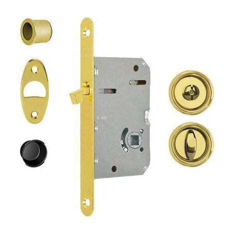 AGB Serratura SCIVOLA TRE Per Porta Scorrevole Bordo Tondo Con - Foto 3