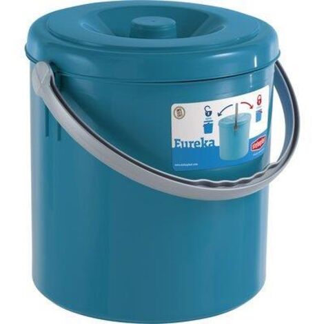 Pattumiera immondizia eureka stefanplast palace blue lt 20 cm 30 h.cm 31 conf. da 2pz