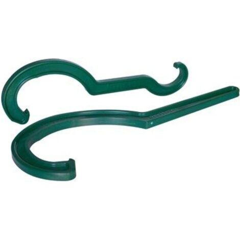 NOOR serraggio Rails, 19 x 1,5 cm, Verde, Confezione da 25