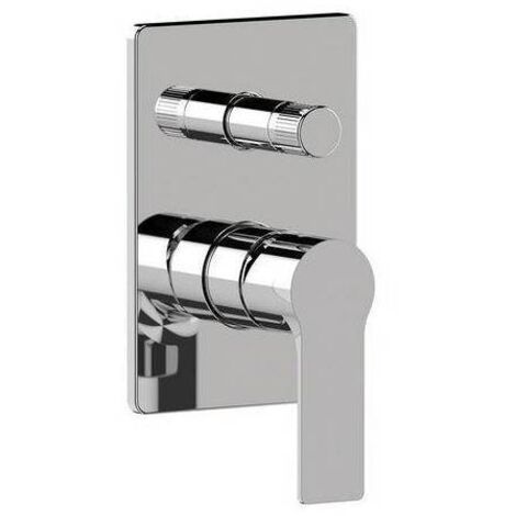 Rubinetto Passo Rapido Per WC Con Piastra Quadrata 3/4'' – Diametro 243-C12-05, Multicolore