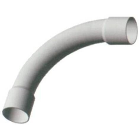 curva 90° per tubo rigido impianto elettrico da parete esterno 20 mm IP20