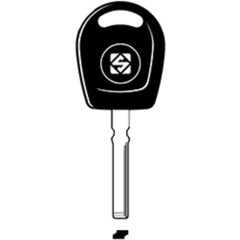 2 x SILCA HU116TE CHIAVE TRANSPONDER VUOTA ACCIAIO