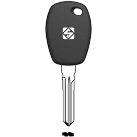 2 x SILCA HU179TE CHIAVE TRANSPONDER VUOTA ACCIAIO