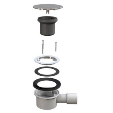 PILETTA PER PIATTI DOCCIA TRIGONO INOX Misura: Diam. 90