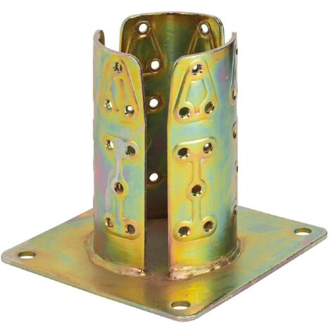 SUPPORTO PER PILASTRI TONDI ART.922 Ø mm 102 - base 150 x 150 (1/2)