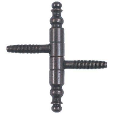 Cerniera barocco tipo anuba acciaio bronzato mm 11 (20 pezzi) Otlav