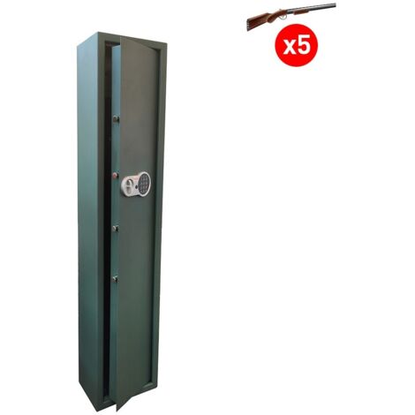 Armadio portafucili blindato 5 posti combinazione elettronica Shield Plus (1/5)