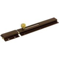 CATENACCIO TRAVERSO RICOPERTO 32 IBFM - VERN. MARRONE PIASTRA LARGA MM 40 MM 6X16 CM 25 - 10 pezzi