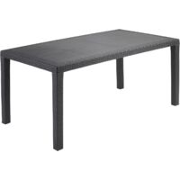 TAVOLO JOKER cm. 138x78x72 h col. Antracite