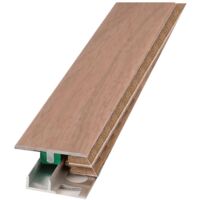 PROFILO PIATTO CON BASE PER LAMINATO E PARQUET 'UN rivestito rovere grigio