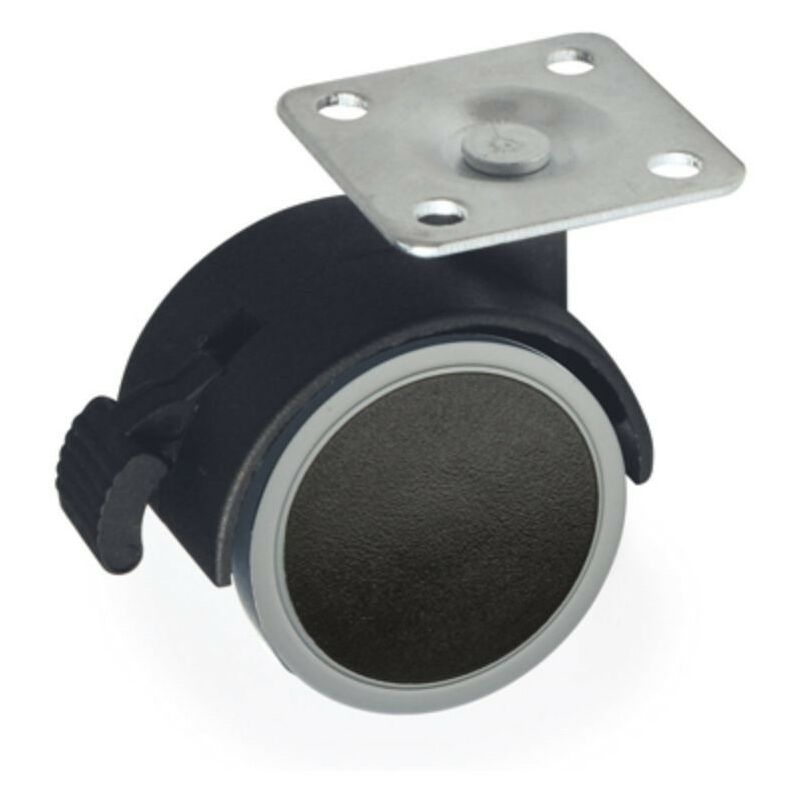 Schmuck Design Nord - Orecchini Creole Classici In Acciaio Inox, Diametro 13mm, Larghezza 4mm, Colore Nero