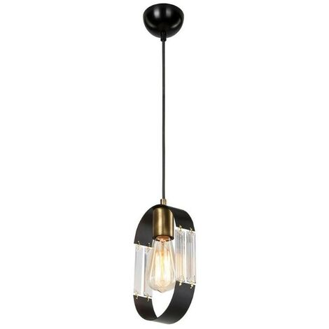 Lampada a sospensione pendente nero Nova ASZ1136