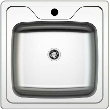 Lavello incasso a una vasca 50x50 cm - Classic N24435AS