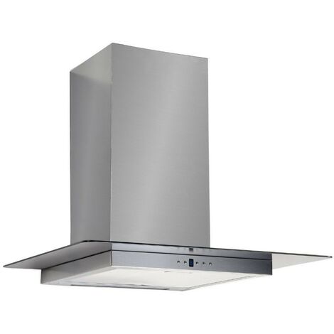 Cappa da parete 60 cm colore inox con luci LED - Samet Mega 60