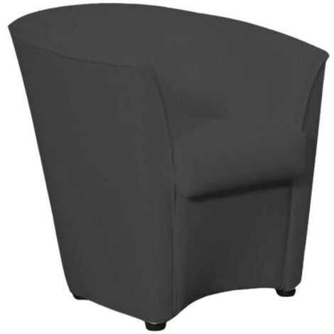 Poltrona A Pozzetto Made In Italy - Tessuto Bordeaux Anti-Macchia, Struttura Legno - 70x67x76 Cm - Foto 7