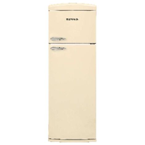 Frigorifero doppia porta Telefunken TKBM346BREF 311 LT classe F colore beige retrò