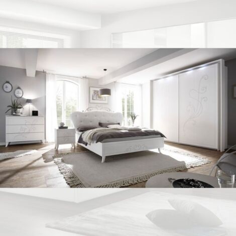 Camera da letto completa colore bianco opaco - Pamuk