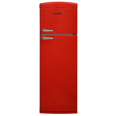 Frigorifero doppia porta Atlantic ATBM346R 311 LT classe F colore rosso retrò (1/3)