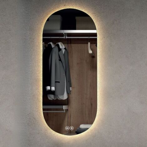 Specchio Retroilluminato da Bagno - 100 x 80 cm, A++, Controllo Tattile