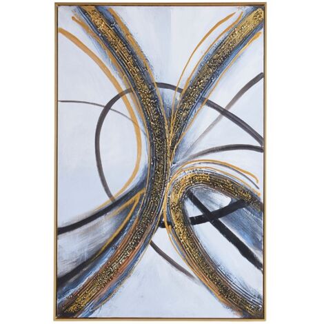 Quadro Astratto Moderno Su Tela Con Cornice - Pittura Testurizzata Grigio Argento E Rosa - 61x91 Cm - Decorazione Da Parete Per Soggiorno, Camera Da Letto, Ufficio