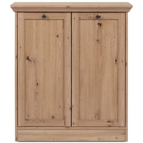Credenza Timber 01A con 2 ante colore rovere anticato (1/5)