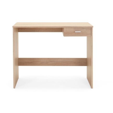 Scrivania con cassetto 89x40x74 cm – Legno truciolare rovere sonoma – Stile semplice ed essenziale – Perfetta per studio e ufficio – Defibrico (1/5)
