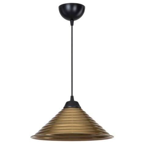 Lampada da soffitto con paralume in metallo bronzo - Sava ASZ1619 (1/4)