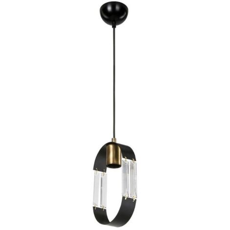 Lampada a sospensione con pendente nero Nova (1/5)