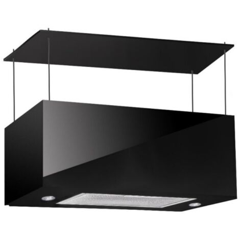 Cappa a isola Diamond60 cristallo Samet colore nero