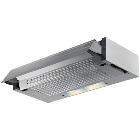 Cappa da incasso estraibile colore alluminio 90 cm (1/3)