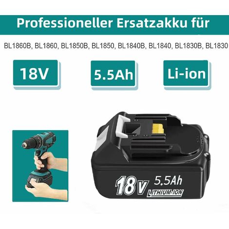 Pdstation V Ah Batterie De Remplacement Pour Makita Bl B Bl Bl Bl B Bl