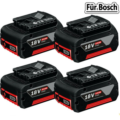 4X 5,5Ah batterie pour Bosch 18V Professional GBA GSR GSB BAT618 BAT609  BAT620
