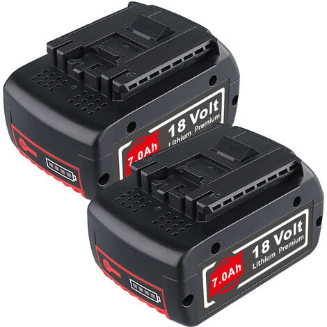 Lot de 2 batteries type 2607335273 pour Bosch 3000mAh 12V