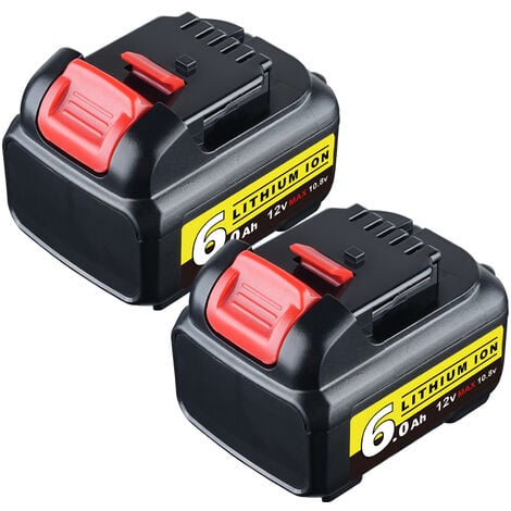 Lot de 2 batteries type 2607335273 pour Bosch 3000mAh 12V