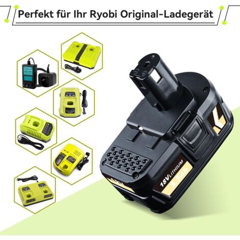 18V 9.0Ah Akku Für RYOBI 7000mAh One*+ Plus Lithium RB18L50 P108 P104