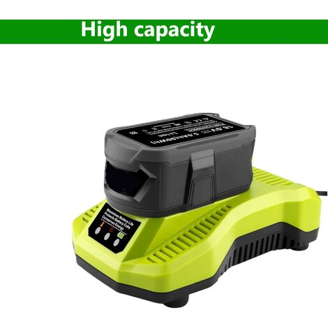 Batterie Remplacement Pour Ryobi 18V - 2 Packs De 5.5Ah - Compatible RB18L50, P108, P107, Etc. - Avec Indicateur LED