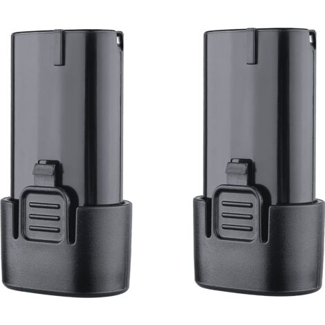 Lot de 2 batteries de rechange BL0715 compatibles avec les outils sans fil M'akita 7,2 V Lithium-Ion BL7010 194355-4 194356-2 4800 mAh (1/4)