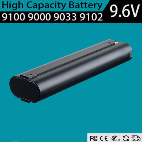 1pcs 9.6 VOLT 4.8Ah 9000 Ni-MH Batterie Remplacement pour MAKITA 9000 9001 632007-4 191681-2 9033 9102 Pin de batterie compatible avec les outils électriques sans fil (1/5)