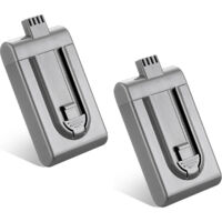 2×DC16 21.6V 4000mAh Batterie au Lithium de Remplacement pour Batterie Dyson DC16 Root 6 DC16 Tier DC16 Exclusive DC16 Rose 12097 912433-01 912433-03 912433-04 BP01 Batterie