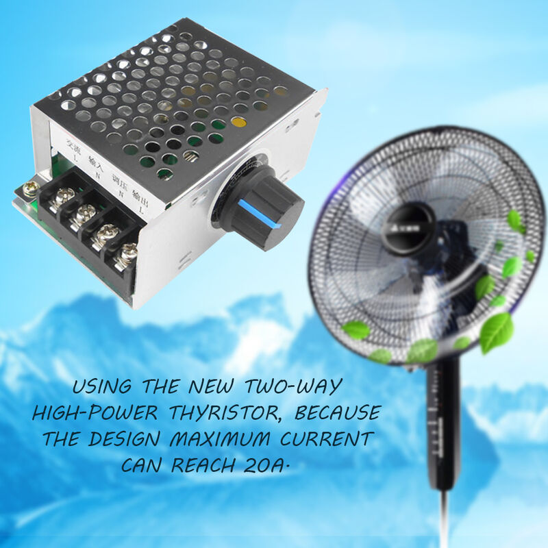 Regolatore Di Velocità E Dimmer 230V 2000W - Modulo Per Ventole, Motori AC, Stufe, Illuminazione