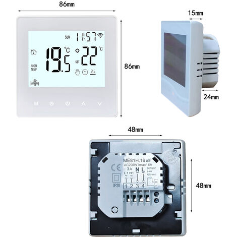 Acquista Termostato Intelligente WiFi Regolatore Di Temperatura - Foto 7
