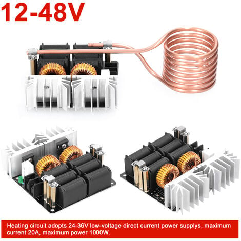 Modulo di Alimentazione per Riscaldamento Induzione a Bassa Tensione ZVS  5V-12V