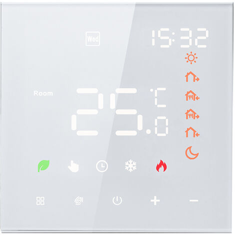 Termostato Digitale EMOS Programmable - Regola Riscaldamento E Raffreddamento Con Display Luminoso E Protezione Antigelo