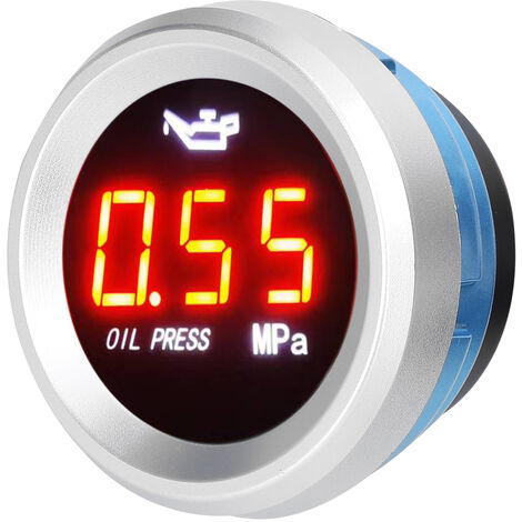 Termometro Digitale Acqua Per Auto 52mm - Display LED, Allarme Temperatura, 9-36V - Foto 8
