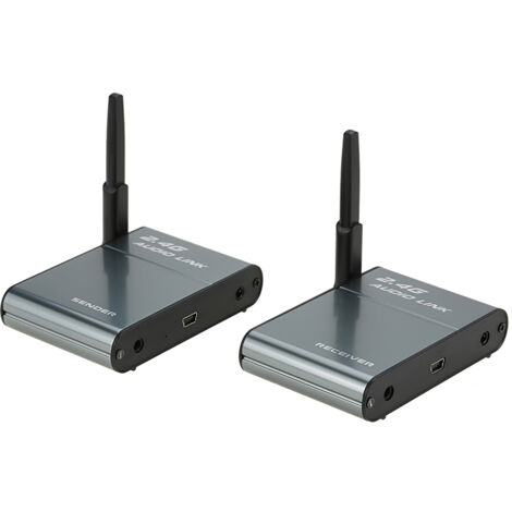 Kit Audio Wireless 3-in-1 Trasmettitore E 2 Ricevitori - Senza Fili Per TV, PC, Soundbar E Subwoofer - Portata 100m, Latenza Ultra Bassa 20ms - Foto 4