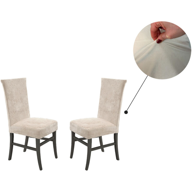 JHLD Coprisedie In Velluto Elasticizzato Con Schienale – Set Da 5 Pezzi (4 Sedie + Panca) – Grigio Chiaro, Lavabili, Per Sala Da Pranzo E Hotel - 3