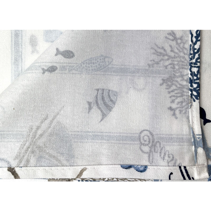 Tovaglia In Cotone 100% Made In Italy - Design M'ama RP 90x90 Cm Per Cucina E Sala Da Pranzo - Foto 7