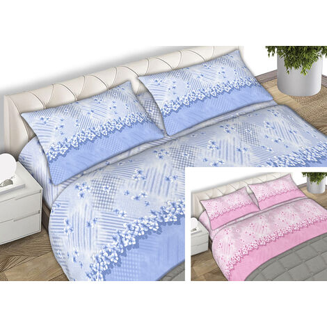 Set Di Lenzuola In Cotone Egiziano 1000 Fili | Matrimoniale Queen Size | Tasche Profonde 40 Cm | 4 Pezzi | Blu Oceano | Lusso E Morbidezza