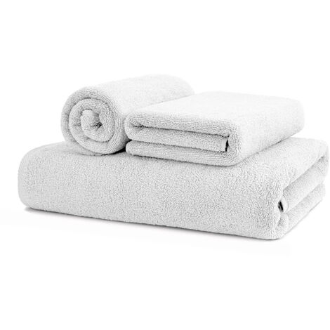 Asciugamani Salvietta Bagno In Morbida Spugna Modello Sophie Colore Bianco, misuraTelocoloreBianco